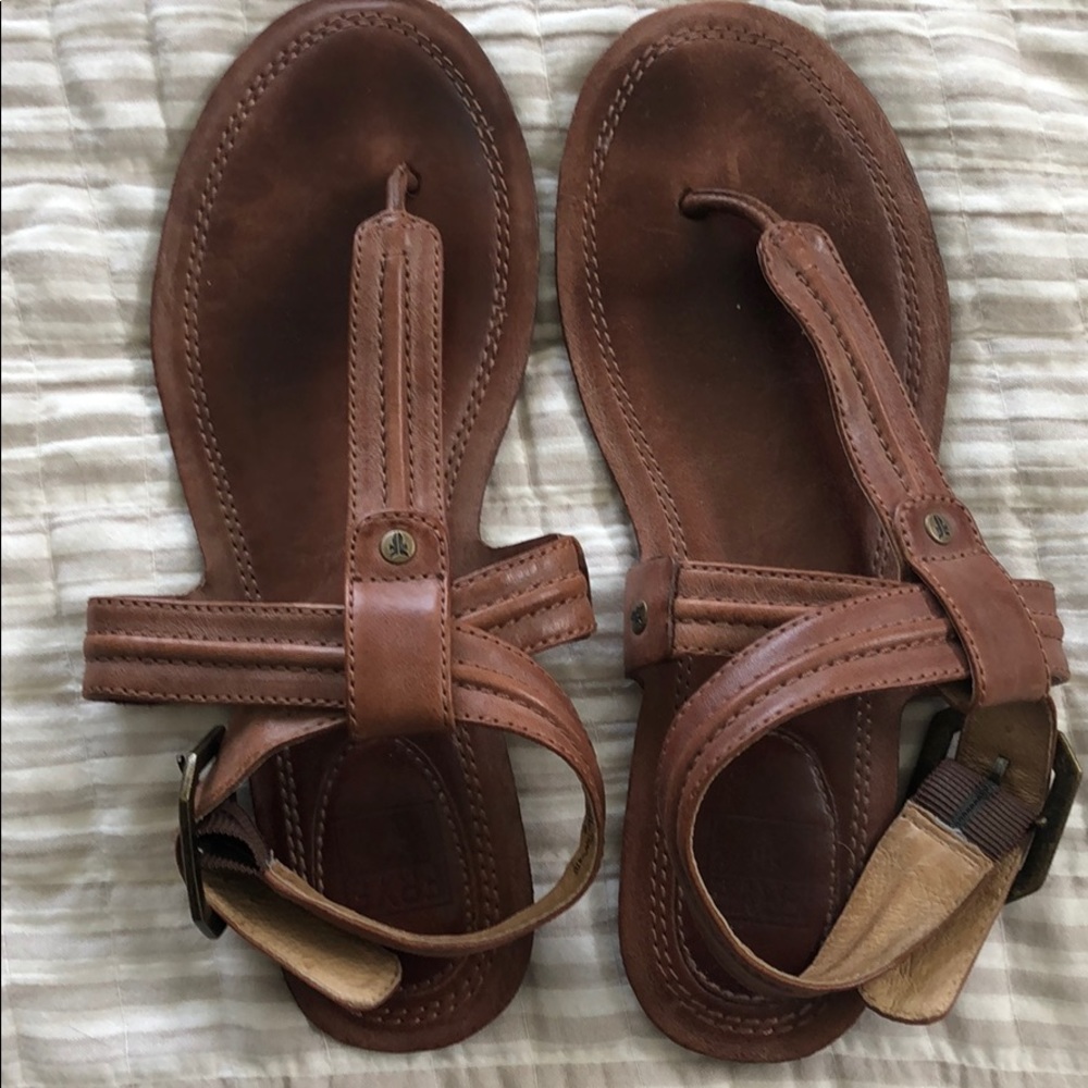 Gently worn Frye sandals